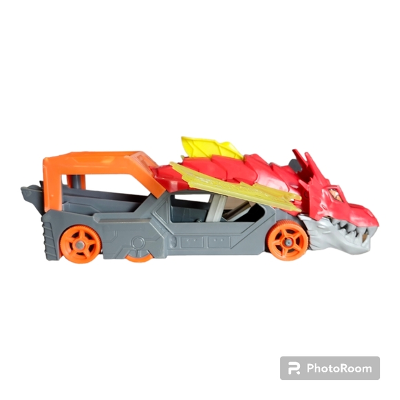 Hot Wheels City Dragon Launch Transporter, Spits Toy Cars from its Mouth - Picture 4 of 9